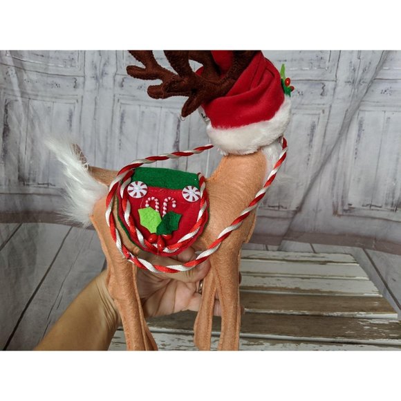 Annalee 2007 Candy Cane Peppermint Reindeer Doll A - Picture 8 of 8